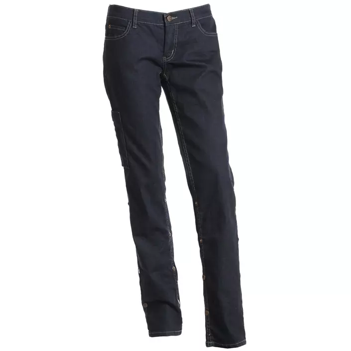 Nybo Workwear Jazz dame jeans, Denim blå, large image number 0