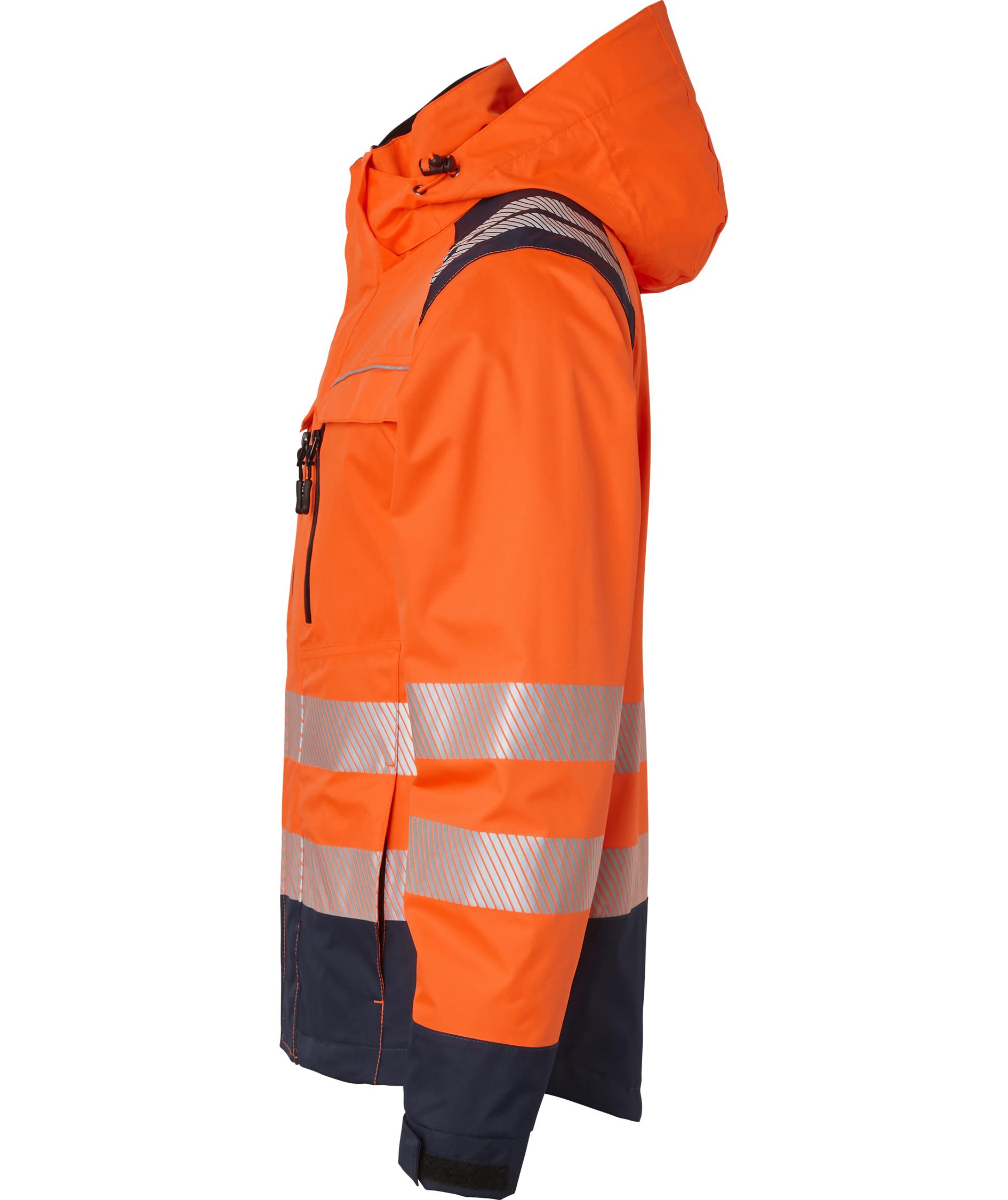 Top Swede shell jacket 130, Hi-Vis Orange/Navy, large image number 3