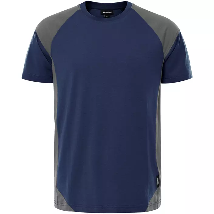 Fristads Heavy T-shirt 7046 GTM, Marin/Grå, large image number 0