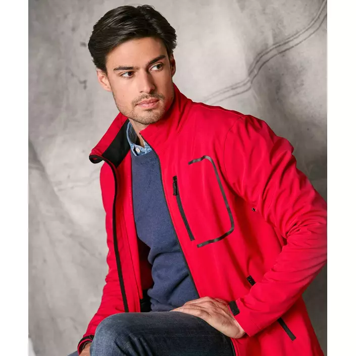 South West Atlantic softshell jacket, Red, large image number 1