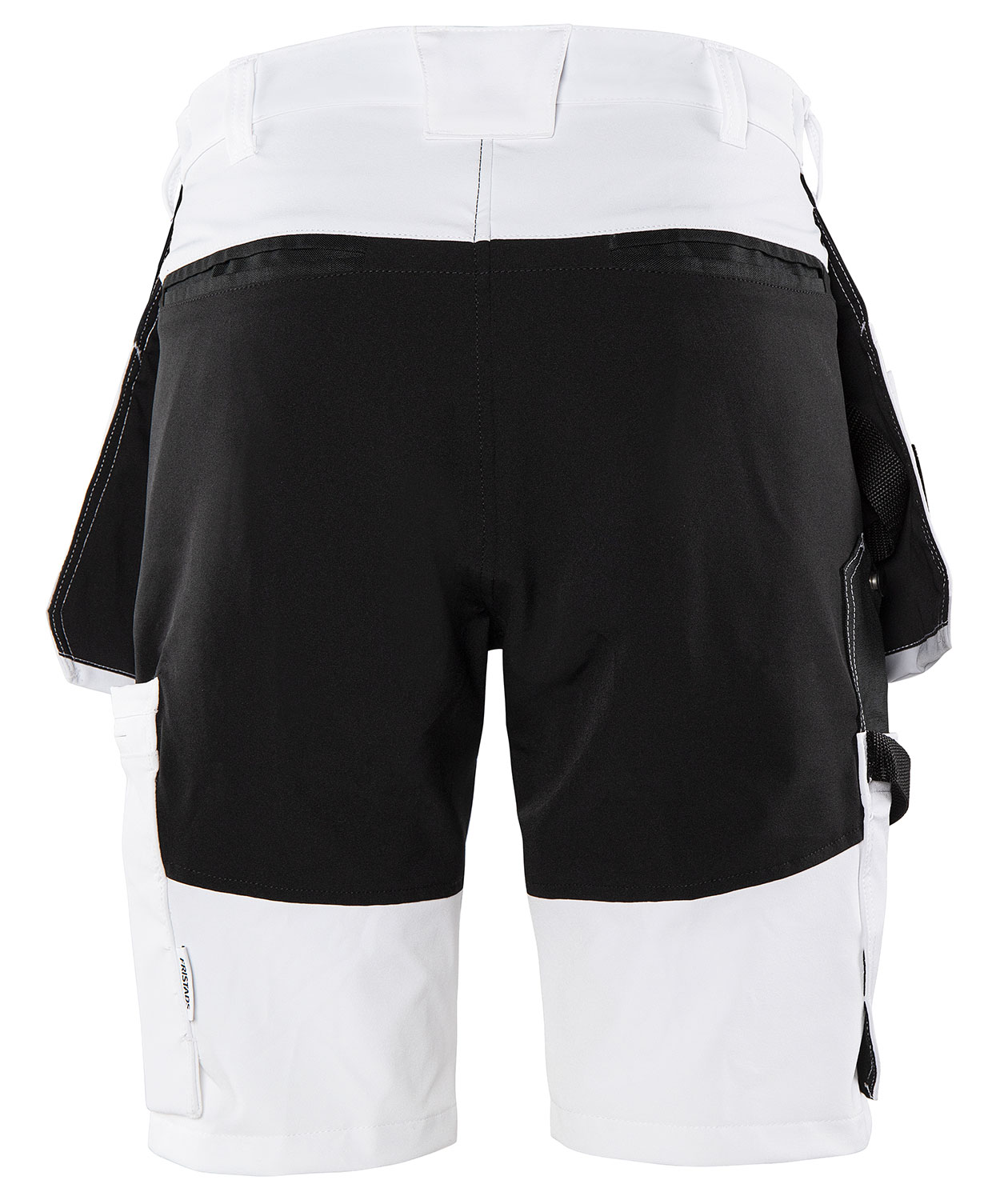 Fristads craftsman shorts full stretch 2762 LWS, White/Black, large image number 3