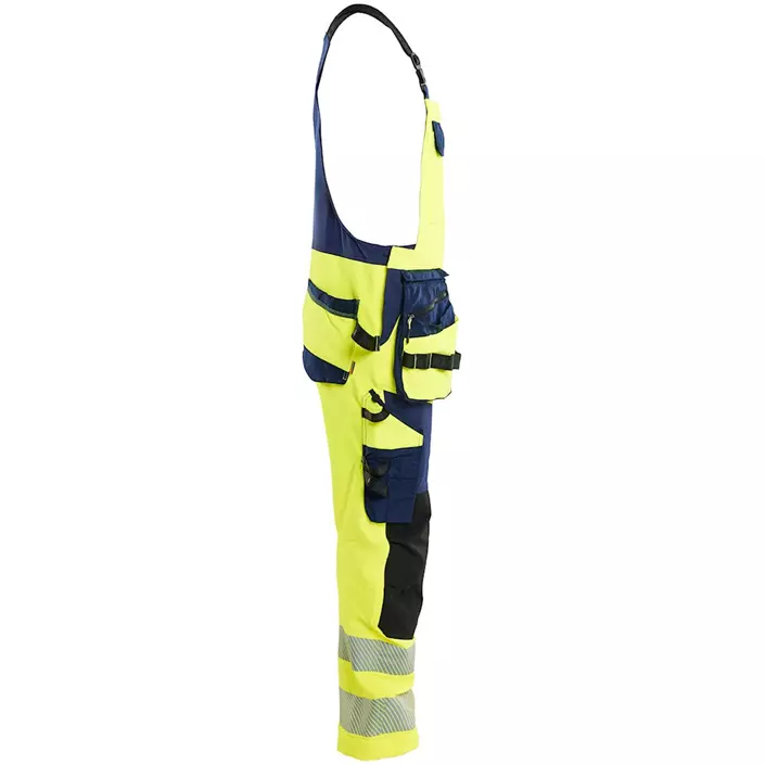 Blåkläder Handwerkerlatzhose full stretch, Hi-Vis gelb/marine, large image number 2