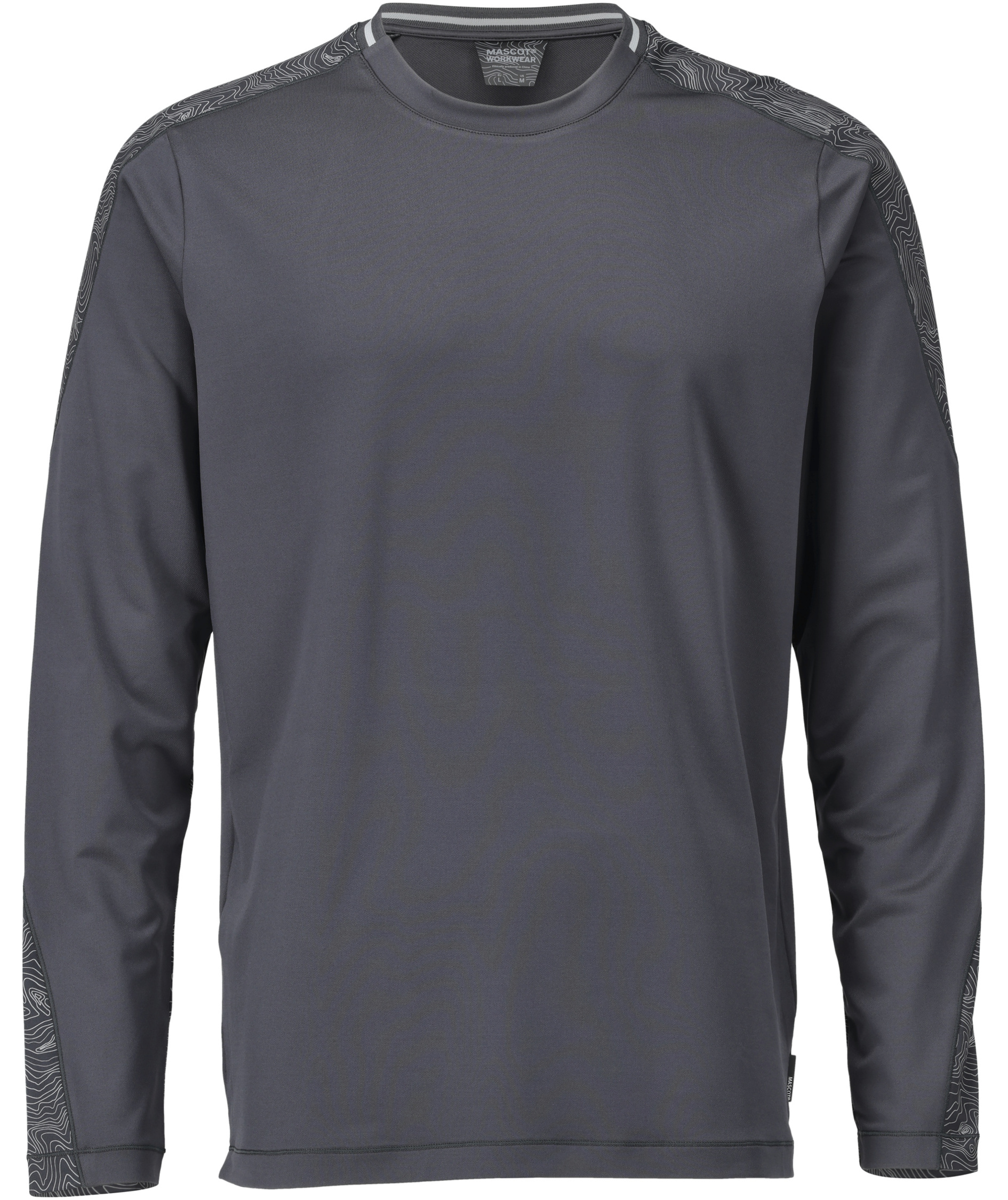 Mascot Customized long-sleeved T-shirt, Stone grey, Stone grey, swatch