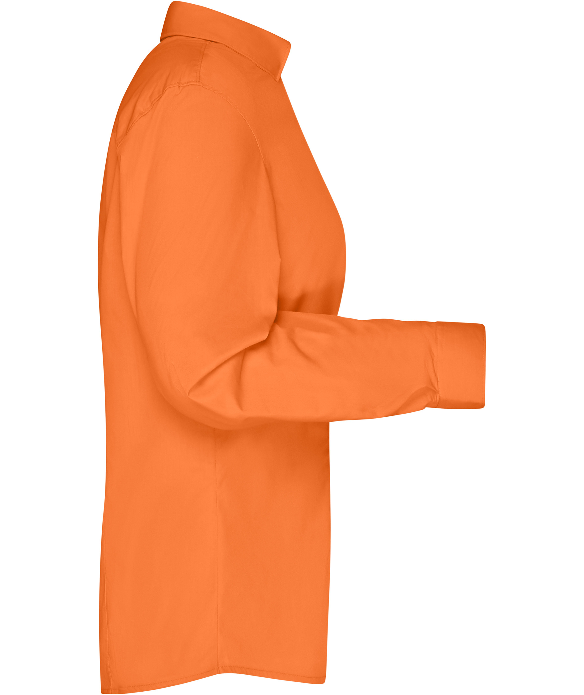 James & Nicholson modern fit dameskjorte, Orange, large image number 2