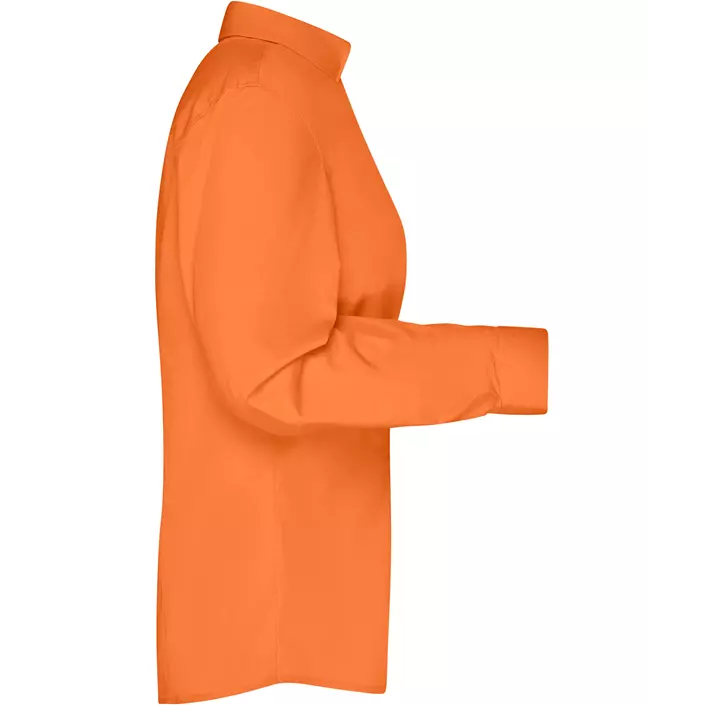 James & Nicholson modern fit dameskjorte, Orange, large image number 2