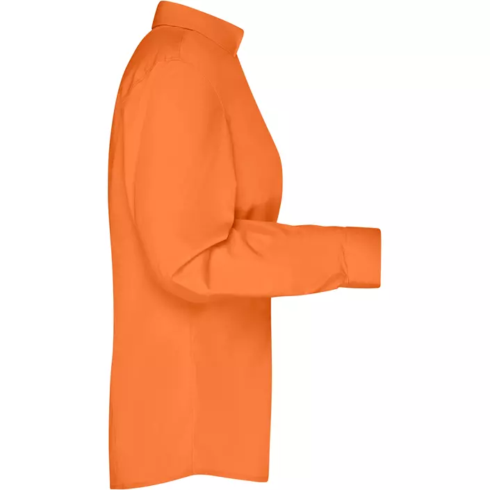 James & Nicholson modern fit skjorta dam, Orange, large image number 2