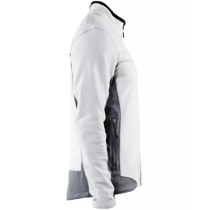 Blåkläder Microfleece jakke, Hvid/Grå, large image number 3