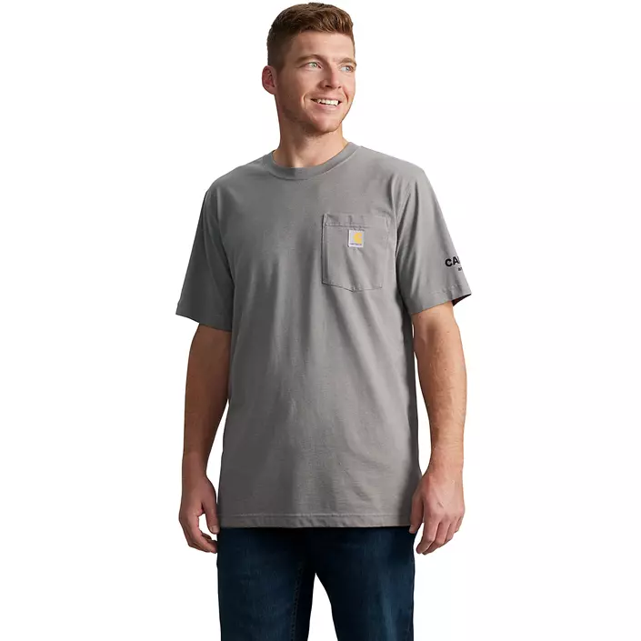Carhartt Streetcar Graphic T-Shirt, Weather Ash Heather, large image number 1