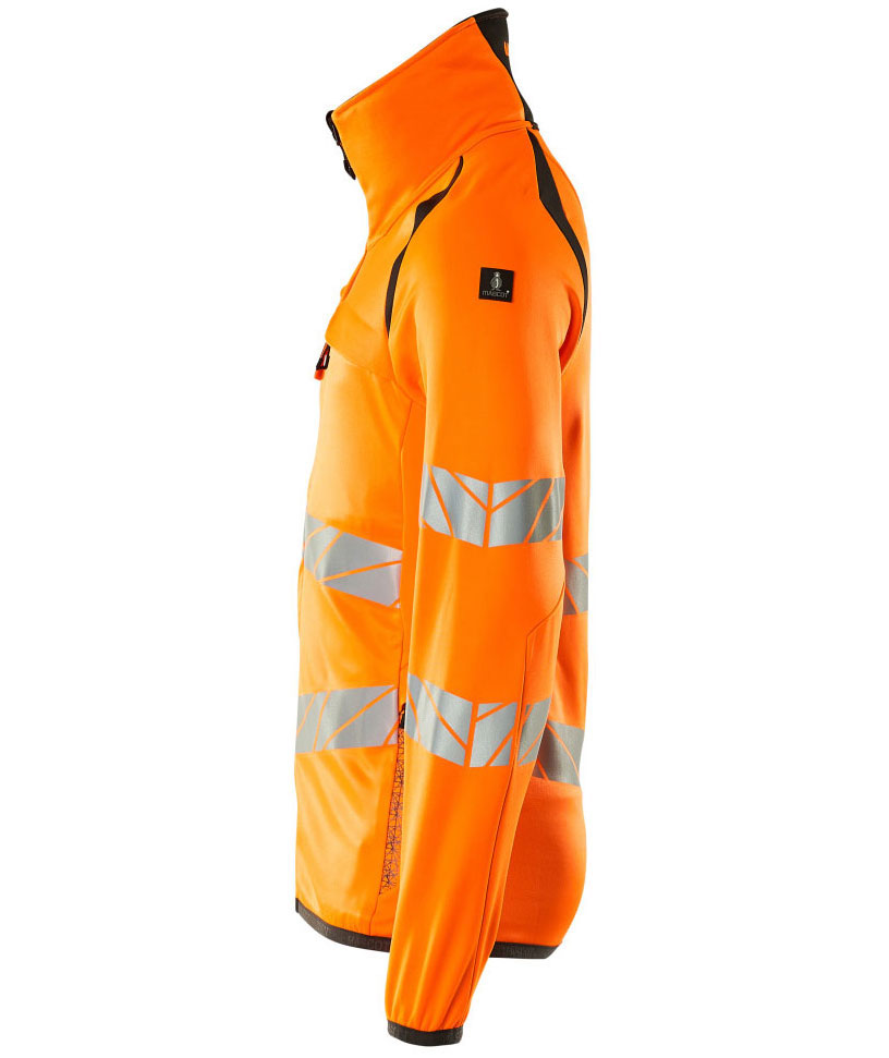 Mascot Accelerate Safe fleecejakke, Oransje/M&oslash;rk antrasitt, large image number 3