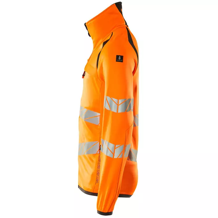Mascot Accelerate Safe fleece jacket, Hi-vis Orange/Dark anthracite, large image number 3