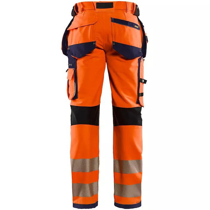 Blåkläder Handwerkerhose full stretch, Hi-Vis Orange/Marine, large image number 1