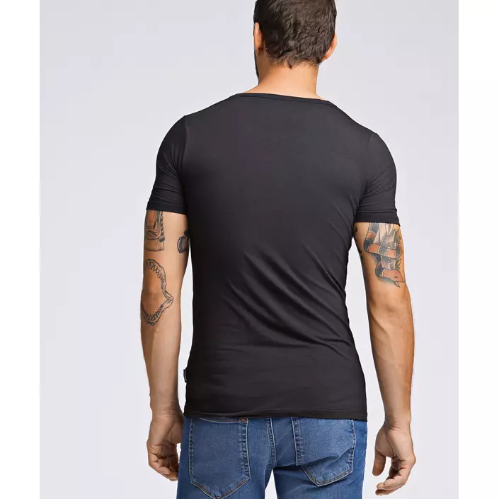 Lindbergh Basic 2-pack T-shirt, Black, large image number 7