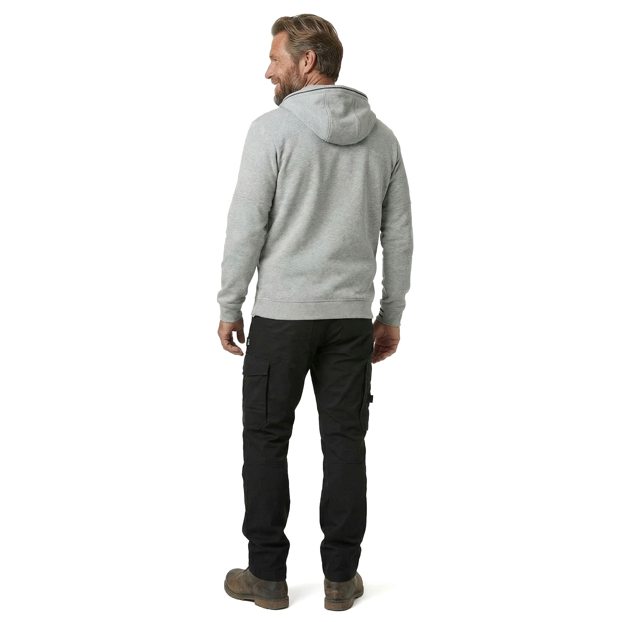 Helly Hansen Kensington h&aelig;ttetr&oslash;je med lynl&aring;s, Gr&aring; Melange/Camouflage, large image number 4