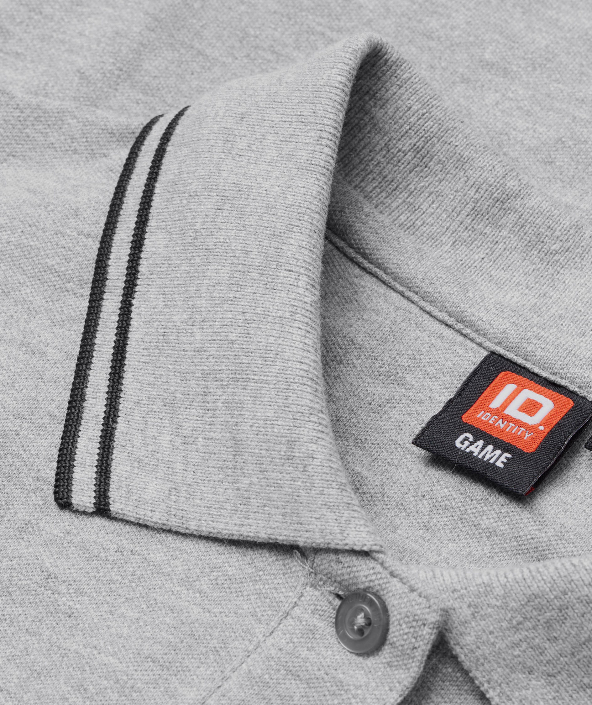 ID stretch dame polo T-skjorte, Gr&aring;&nbsp;Melange, large image number 3