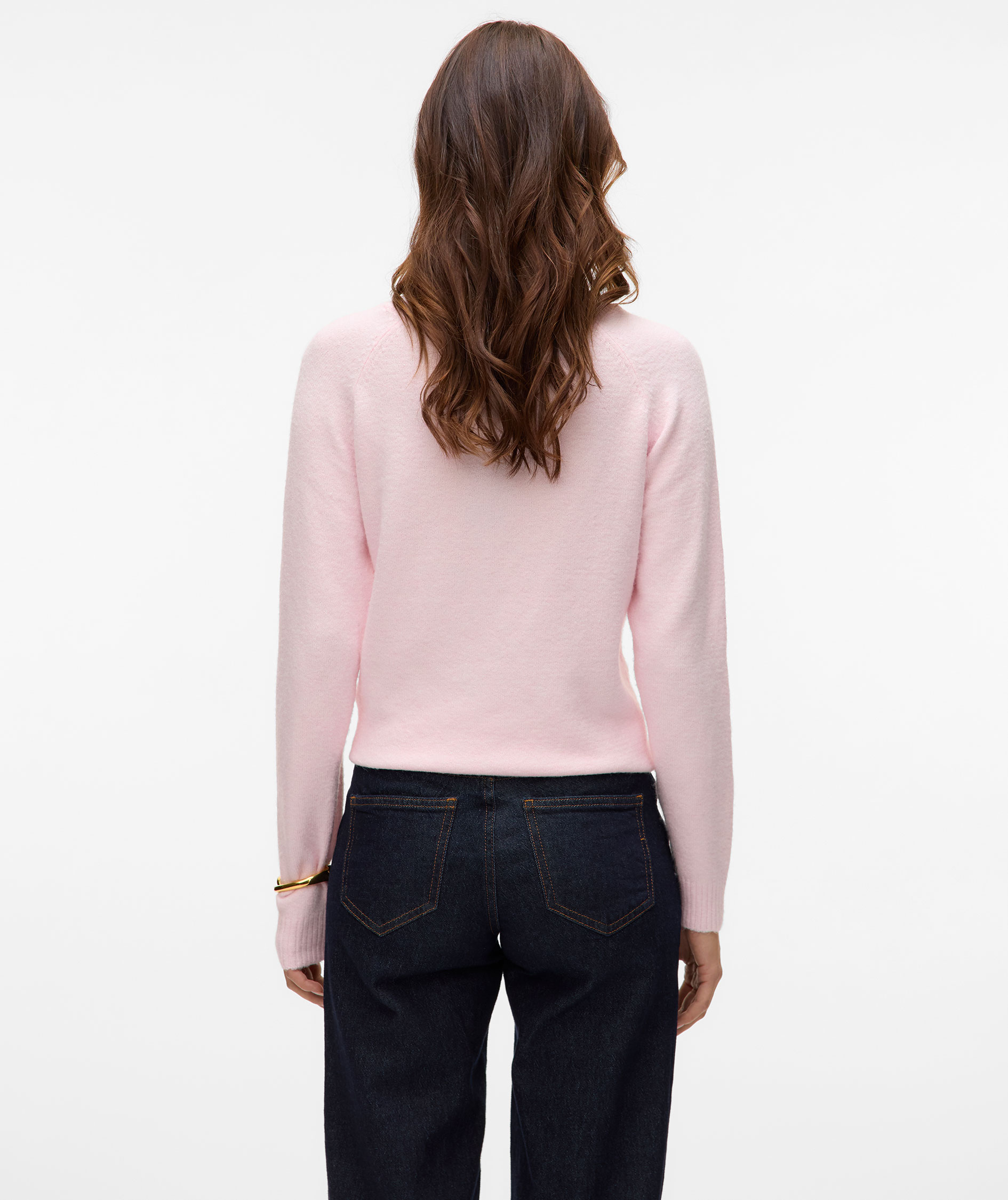 Vero Moda VMDOFFY dame striktr&oslash;je, Pink A Boo Melange, large image number 2