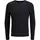 Jack & Jones JJEEMIL knitted pullover, Black, Black, swatch