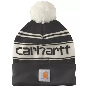 Carhartt Logo Beanie, Sort