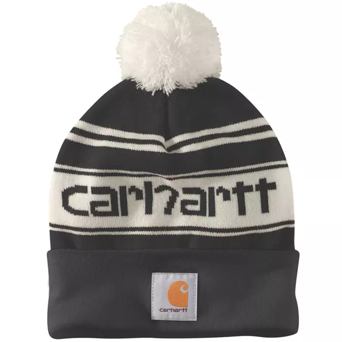 Carhartt Logo Beanie, Svart, Svart, large image number 0