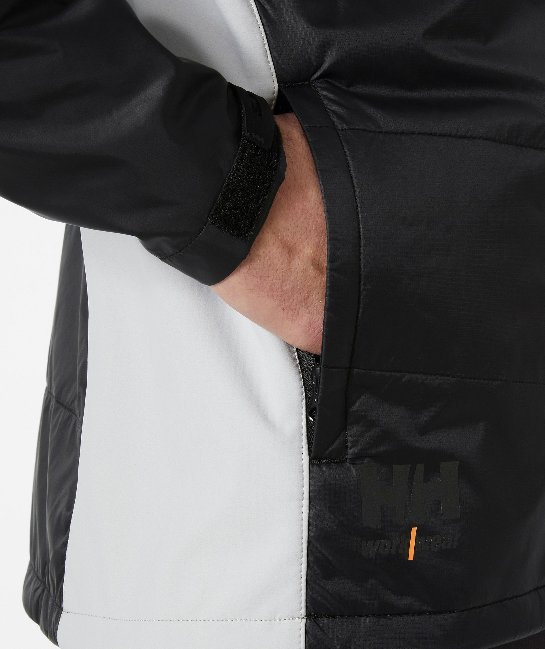 Helly Hansen Kensington vadderad jacka, Black/Grey Fog, large image number 5