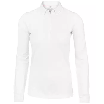 Nimbus Carlington langärmliges Damen Poloshirt, Weiß