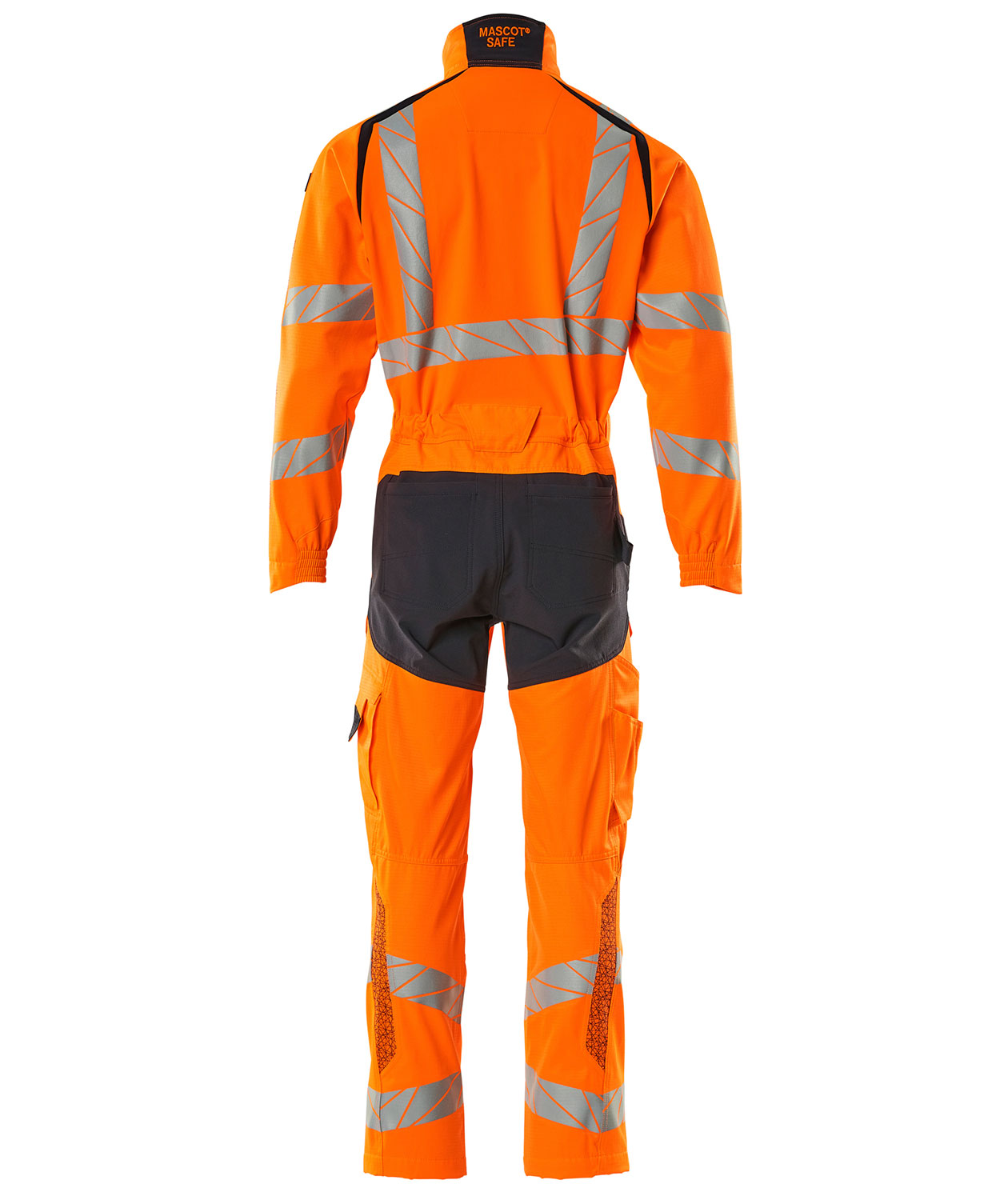 Mascot Accelerate Safe coverall, Hi-Vis Orange/Dark Marine