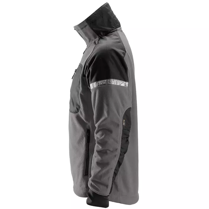 Snickers AllroundWork fleece jacket 8005, Steel Grey/Black, large image number 2