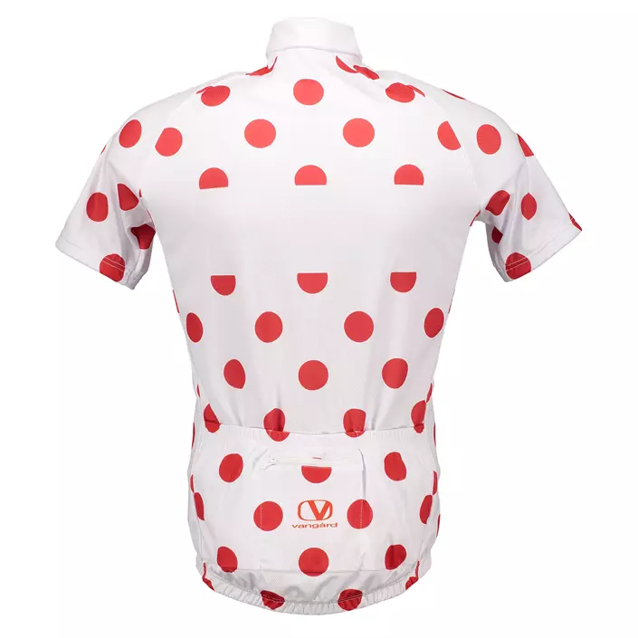 Vangàrd short-sleeved bike jersey, White/Red, large image number 1