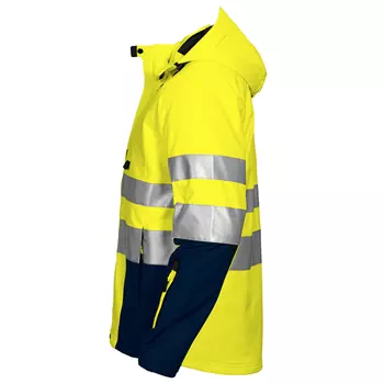 ProJob winter jacket 6420, Hi-Vis yellow/marine