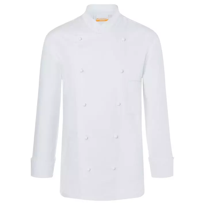 Karlowsky Thomas chefs jacket without buttons, White, large image number 0