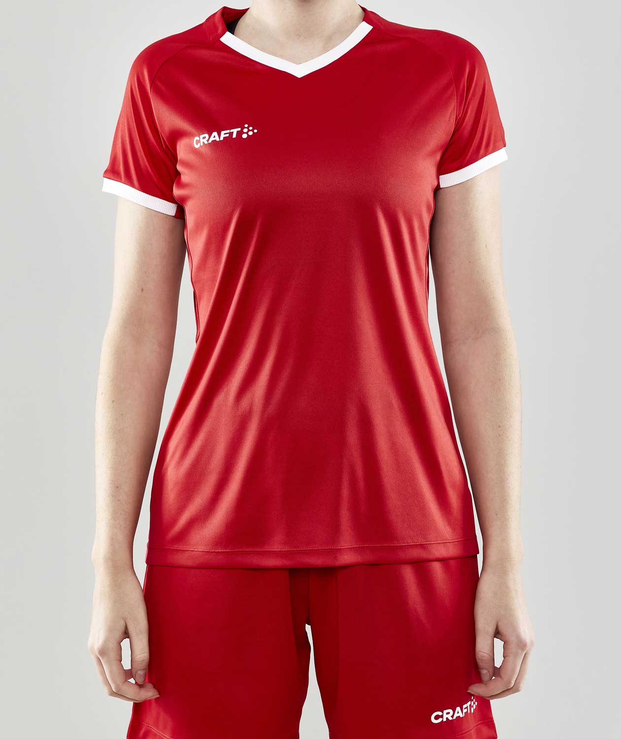 Craft Progress 2.0 Solid Jersey Damen T-Shirt, Rot, large image number 1