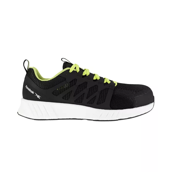 Reebok Fusion Flexweave safety shoes S1P, Black/Lime Green, large image number 0