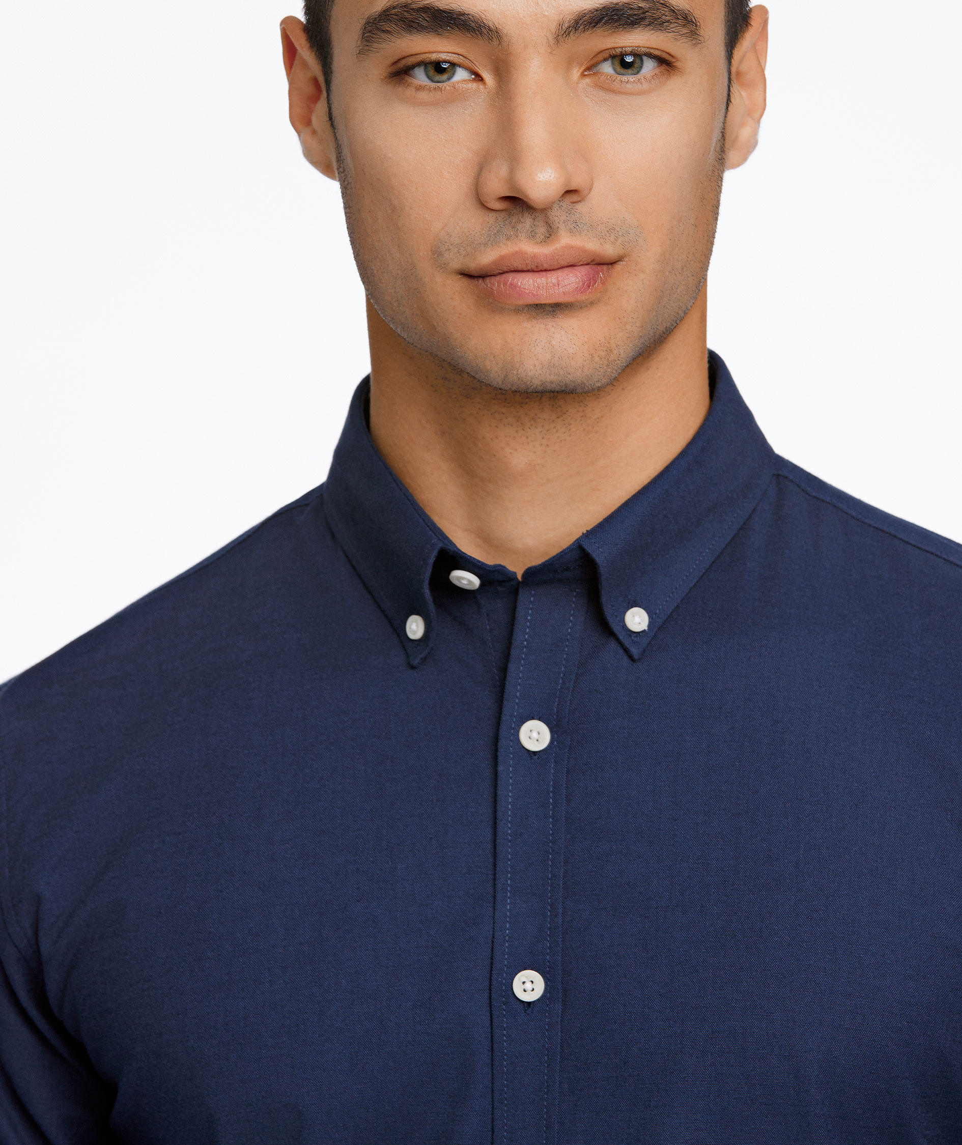 Lindbergh Oxford Superflex Hemd, Navy Mix, large image number 3