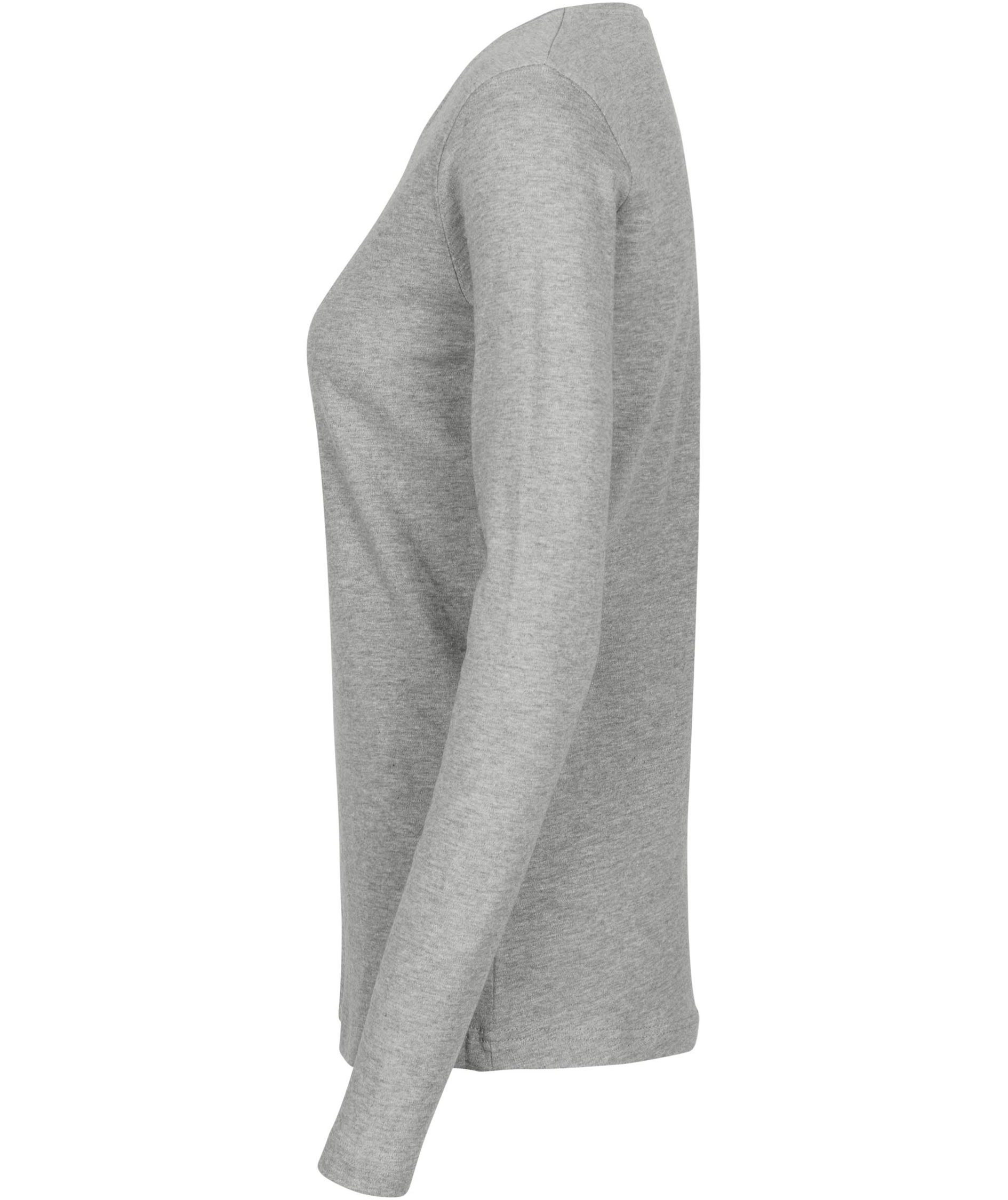 ID Identity Interlock l&aring;ng&auml;rmad T-shirt dam, Gr&aring;melerad, large image number 3