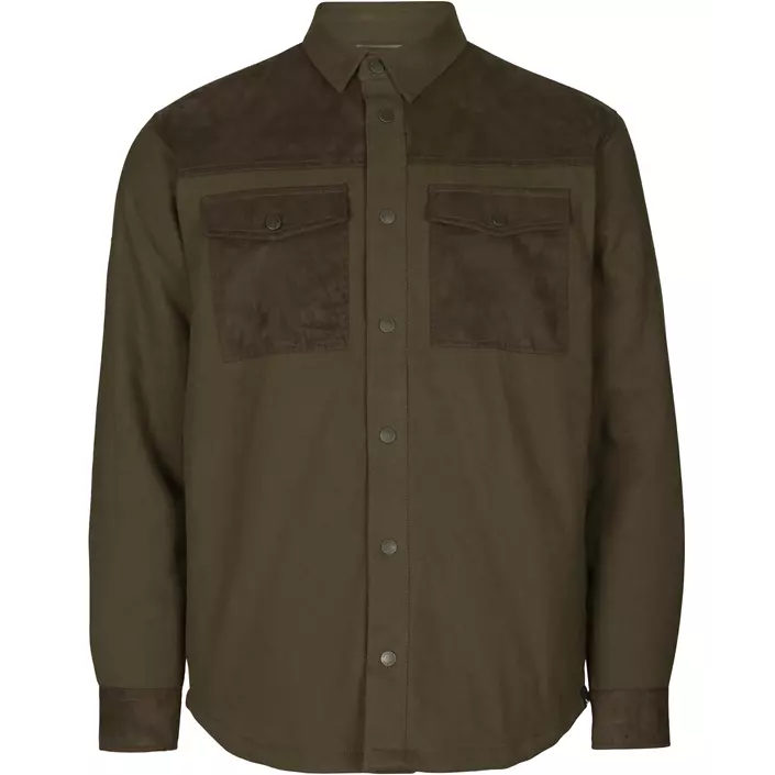 Seeland Vancouver Flanell Overshirt, Pine green, large image number 0