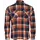 Pinewood Härjedalen regular fit flannel skovmandsskjorte, Navy/Orange, Navy/Orange, swatch
