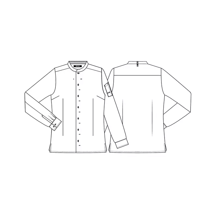 Kentaur women's chef/service shirt, White, large image number 3