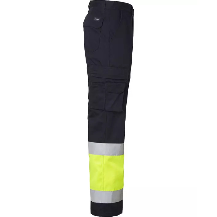 Top Swede service trousers 2070, Navy/Hi-Vis yellow, large image number 2
