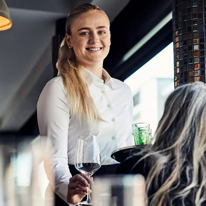 Seven Seas hybrid Modern fit skjorta dam, Vit, large image number 1