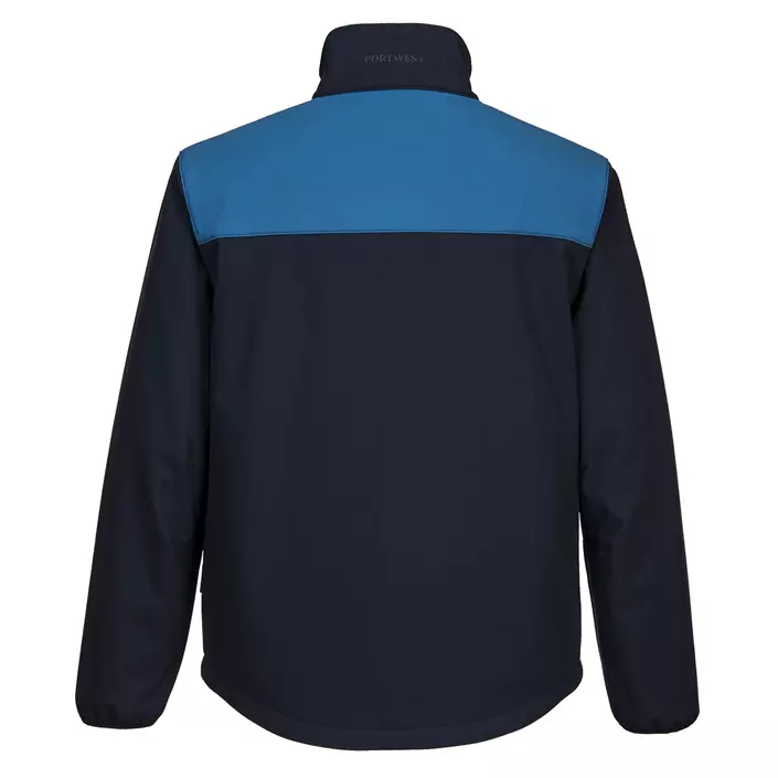 Portwest PW2 softshell jacket, Marine/Royal Blue, large image number 1