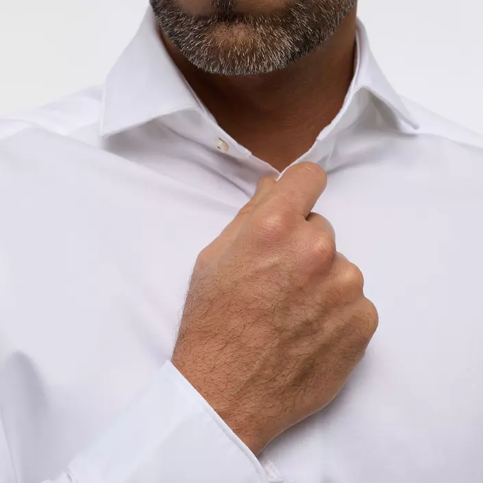 Eterna Soft Tailoring Modern fit skjorte, Off White, large image number 3