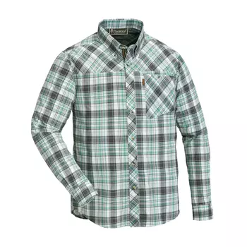 Pinewood Caribou Slim Fit Hemd, Sea Green/Grey
