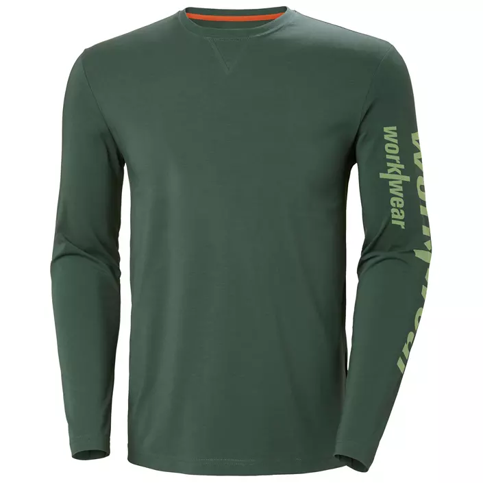 Helly Hansen long-sleeved T-shirt, Spruce, large image number 0
