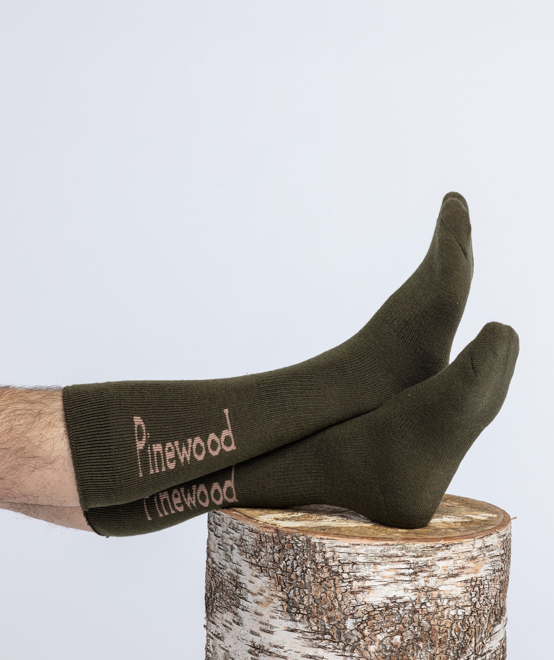 Pinewood Hunters lange str&oslash;mper, Moss green, large image number 2