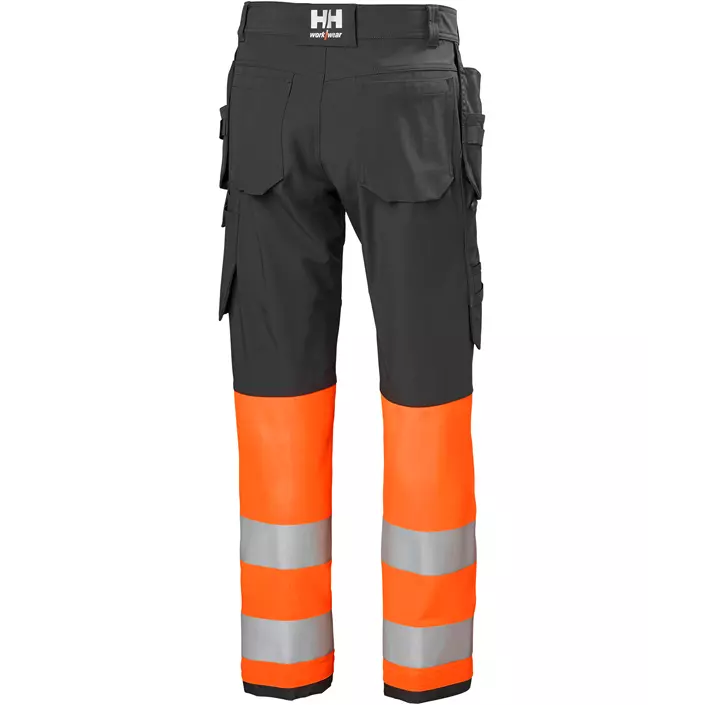 Helly Hansen Alna 4X Handwerkerhose full stretch, Hi-vis Orange/Ebony, large image number 2