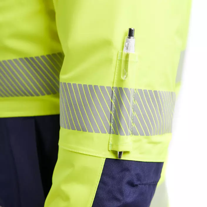 Blåkläder dame vinterjakke, Hi-Vis gul/marine, large image number 6