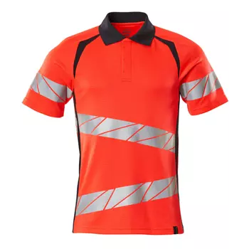 Mascot Accelerate Safe polo shirt, Hi-Vis Red/Dark Marine