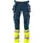 Mascot Accelerate Safe craftsman trousers Full stretch, Dark Petroleum/Hi-Vis Yellow, Dark Petroleum/Hi-Vis Yellow, swatch