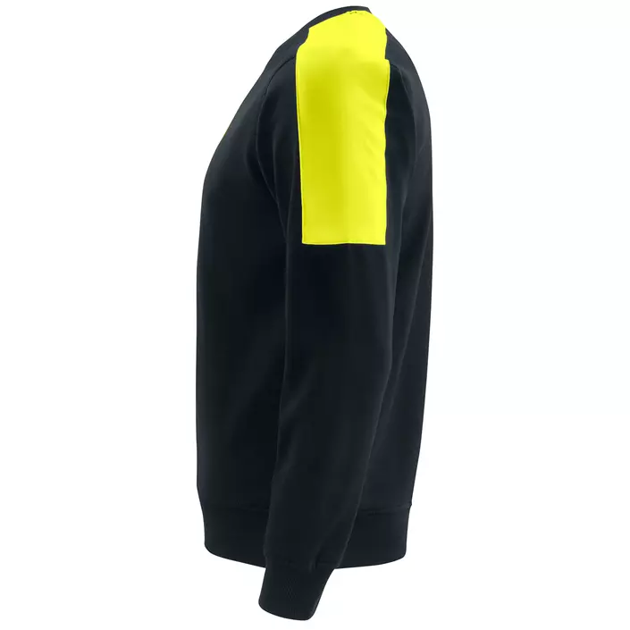 ProJob sweatshirt, Black/Hi-Vis Yellow, large image number 2