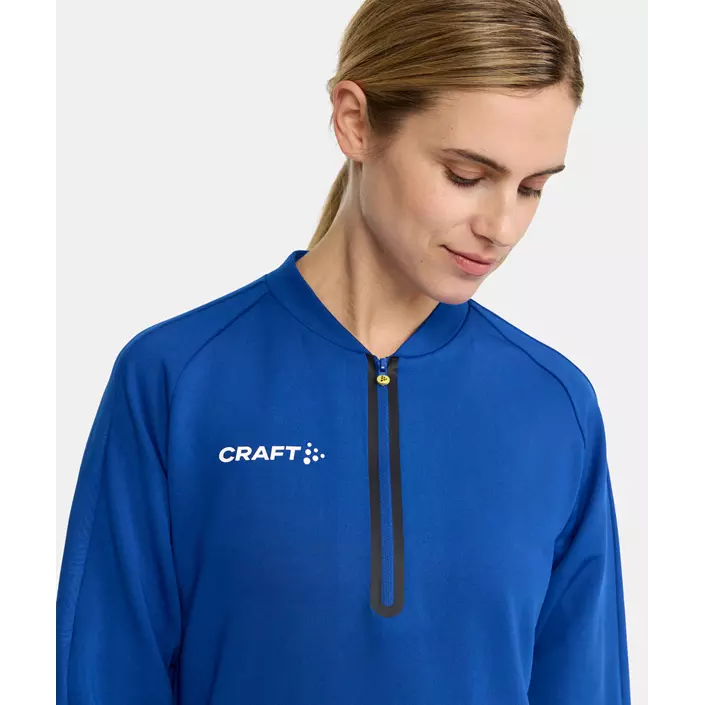 Craft Extend Damen Halfzip Trainingspullover, Club Cobolt, large image number 4