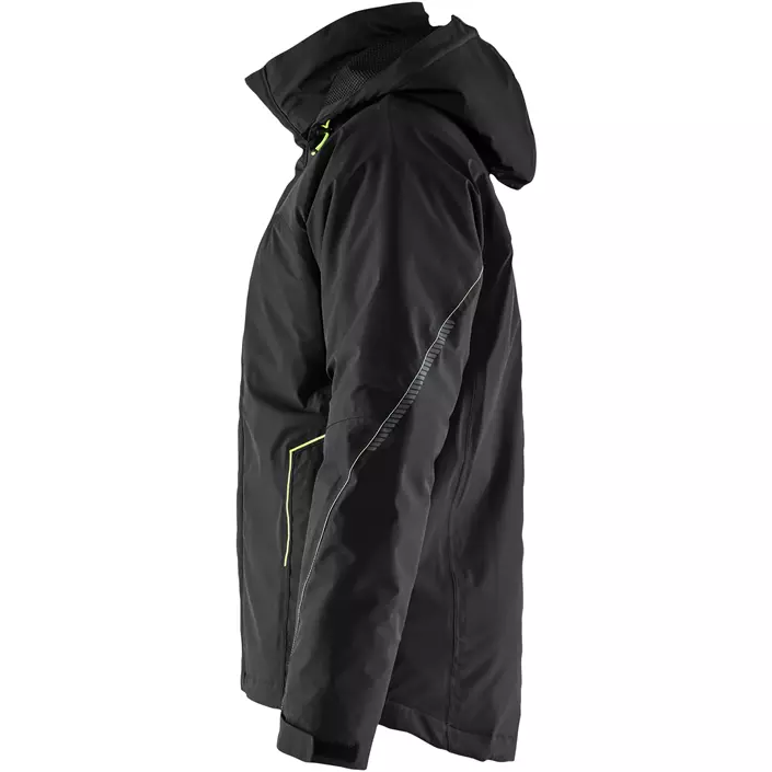 Blåkläder letforet damejakke full stretch, Sort/Hi-Vis Gul, large image number 4